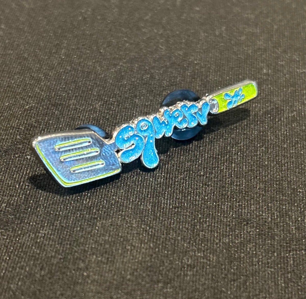 Spatula Friend Pin - Blue and Green