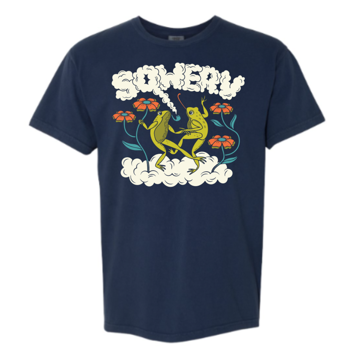 Frog Tee Blue